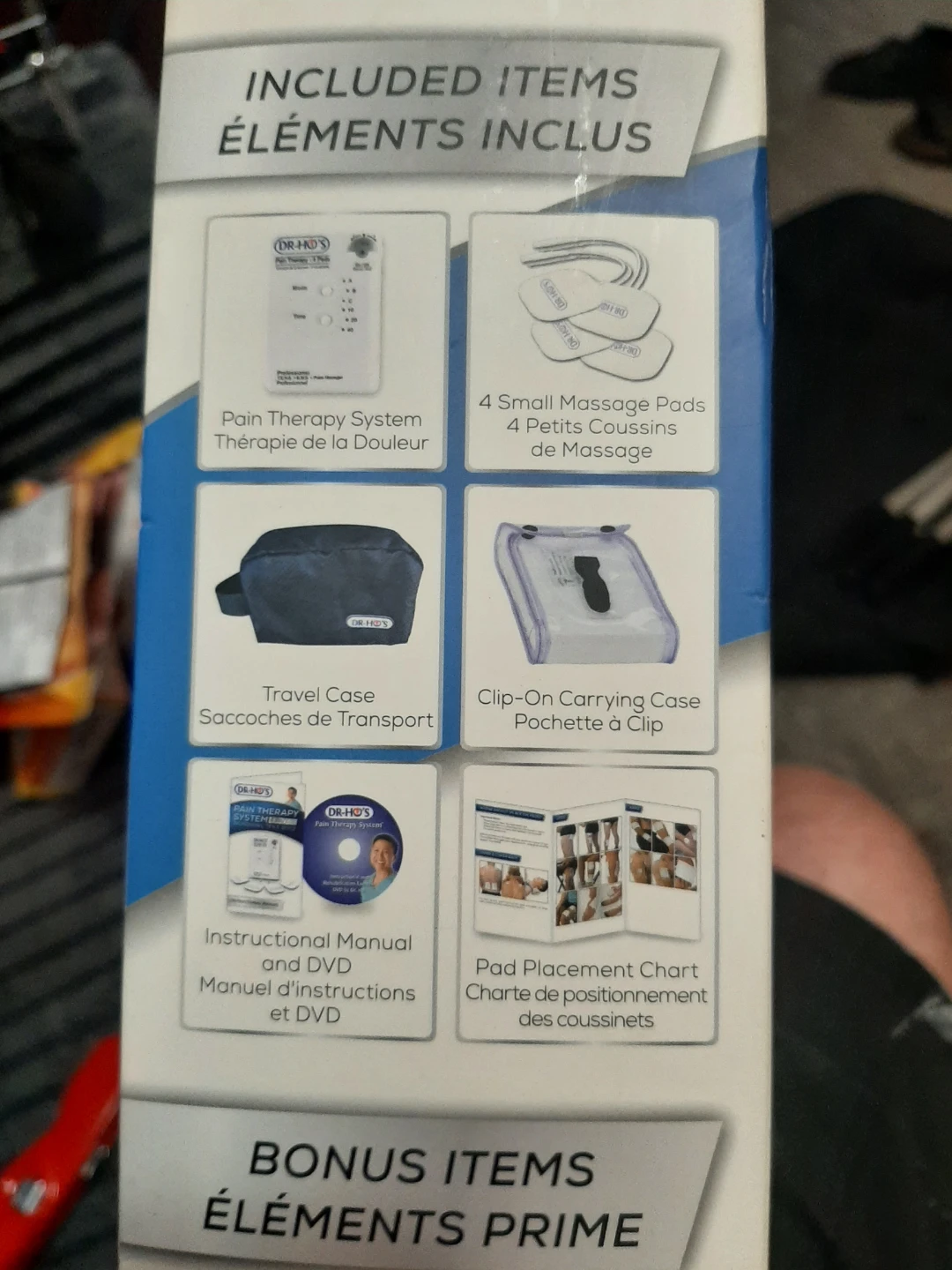 DR-HO'S Pain Therapy System 4 Pad Professional TENS Device - photo 2