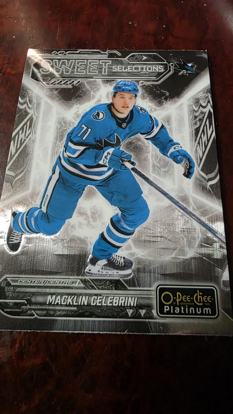 O-Pee-Chee Platinum Macklin Celebrini Hockey Card