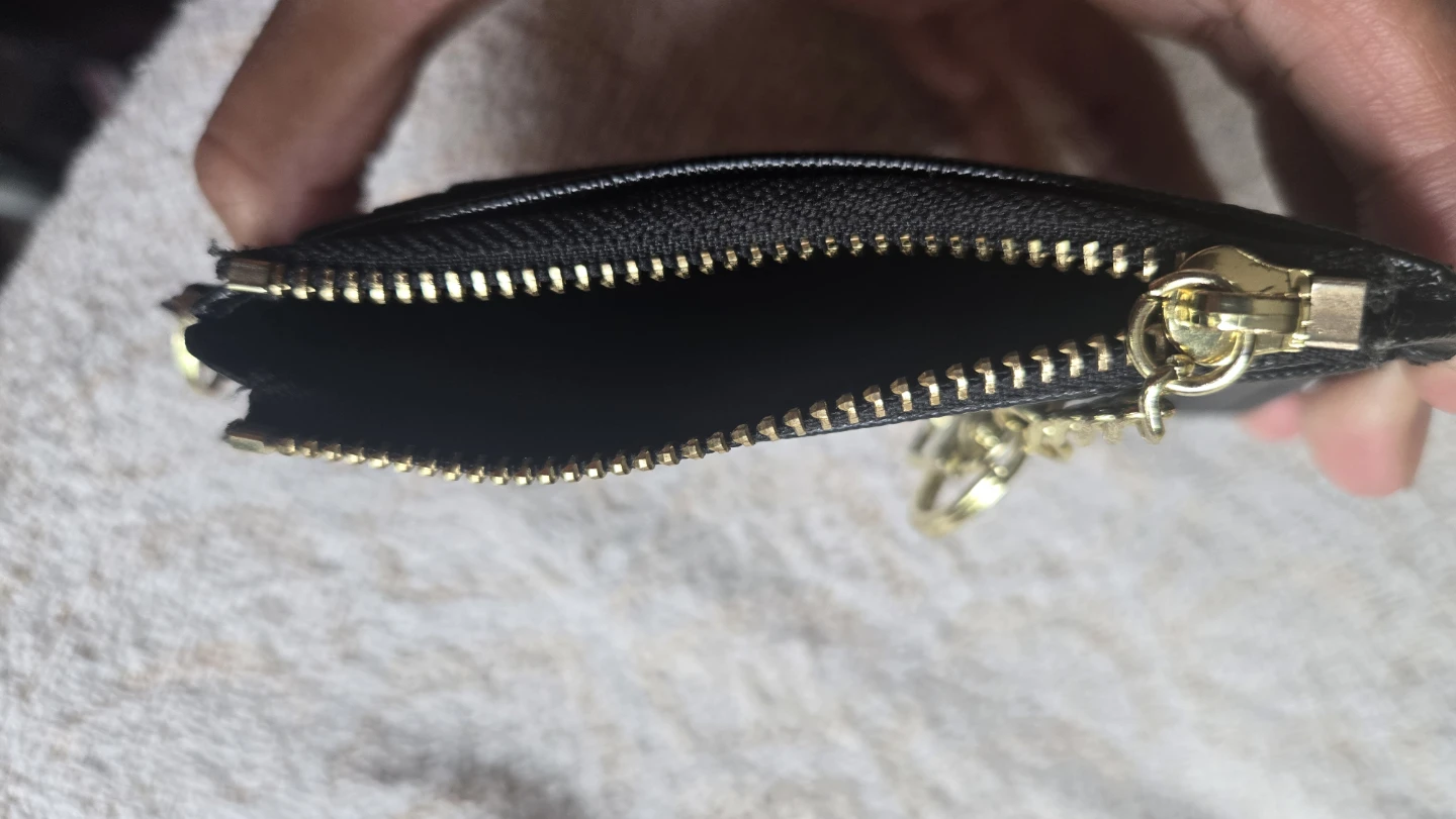 Black Card Holder with Keychain - photo 2