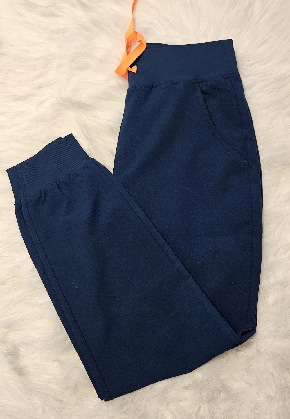 FIGS Teal Blue Scrub Pants Jogger Style