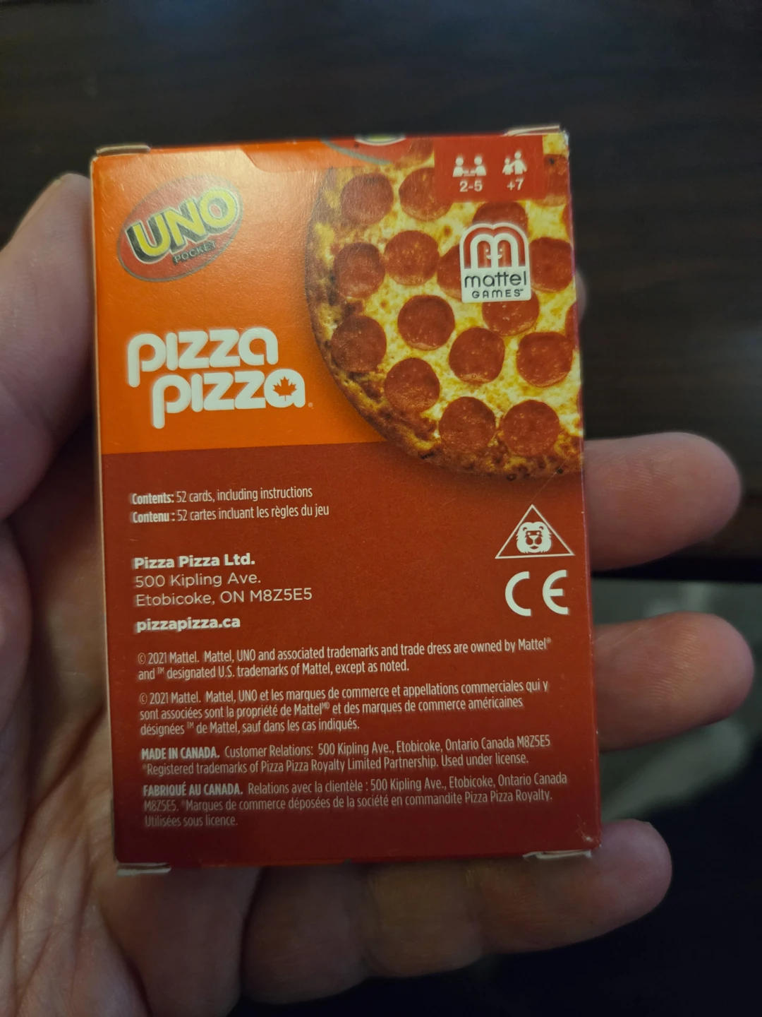 UNO Pocket Pizza Pizza Card Game - photo 2