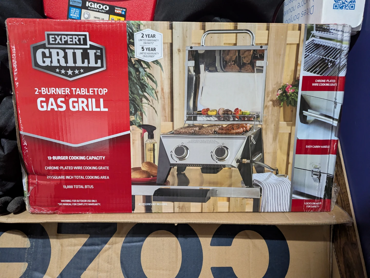 Expert Grill 2-Burner Tabletop Gas Grill