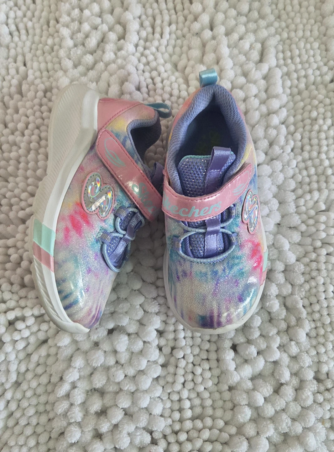 Skechers Toddler Girls Tie-Dye Light-Up Sneakers