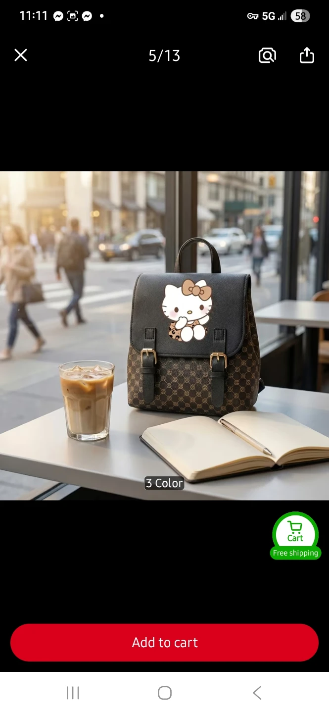 Hello Kitty Backpack - photo 5