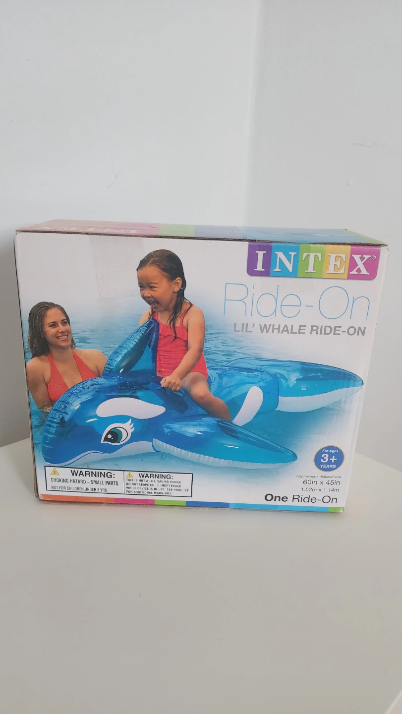 INTEX Lil' Whale Ride-On Pool Float