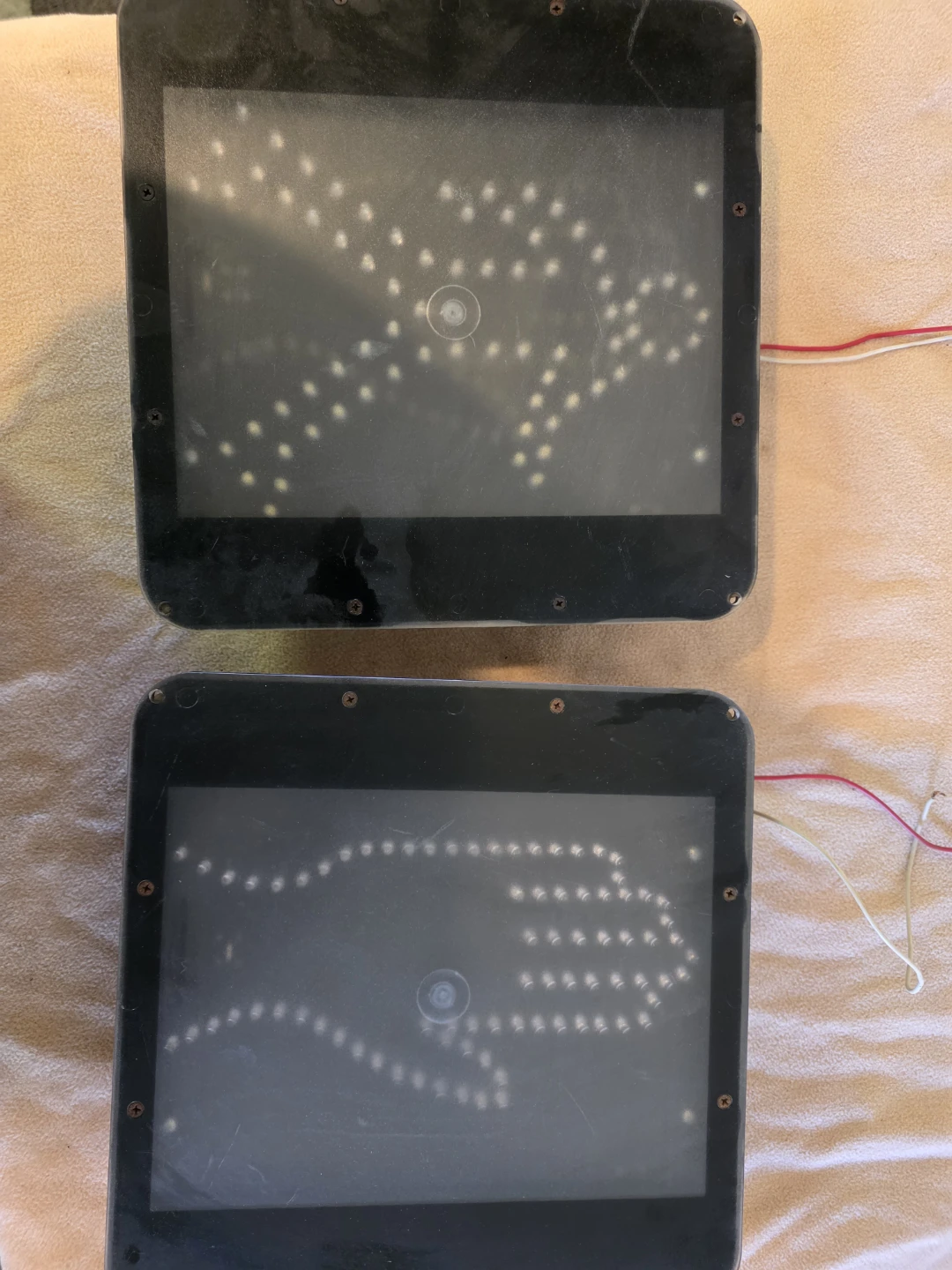 LED Display Sign - Animated Arrow and Hand