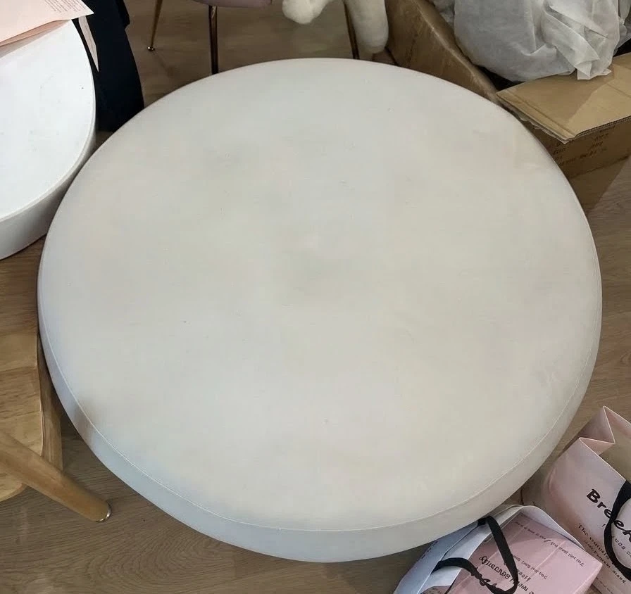 IKEA LILLESÄTER footstool in Axvall off-white