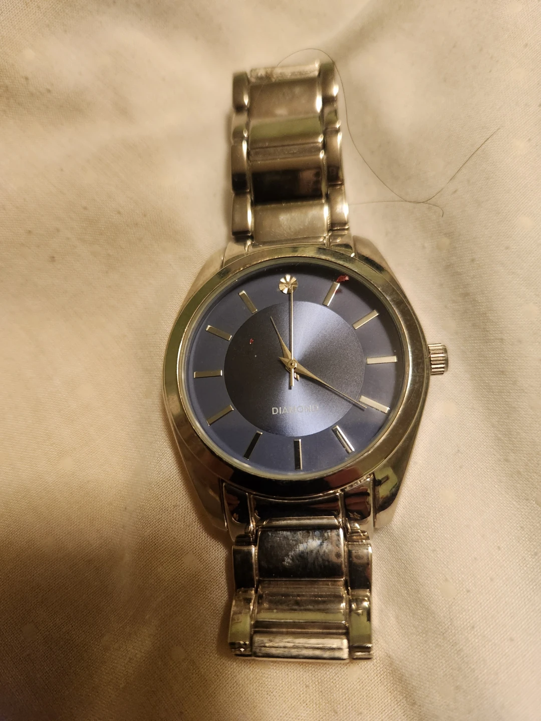 DIAMOND Analog Watch - Silver Tone - photo 4