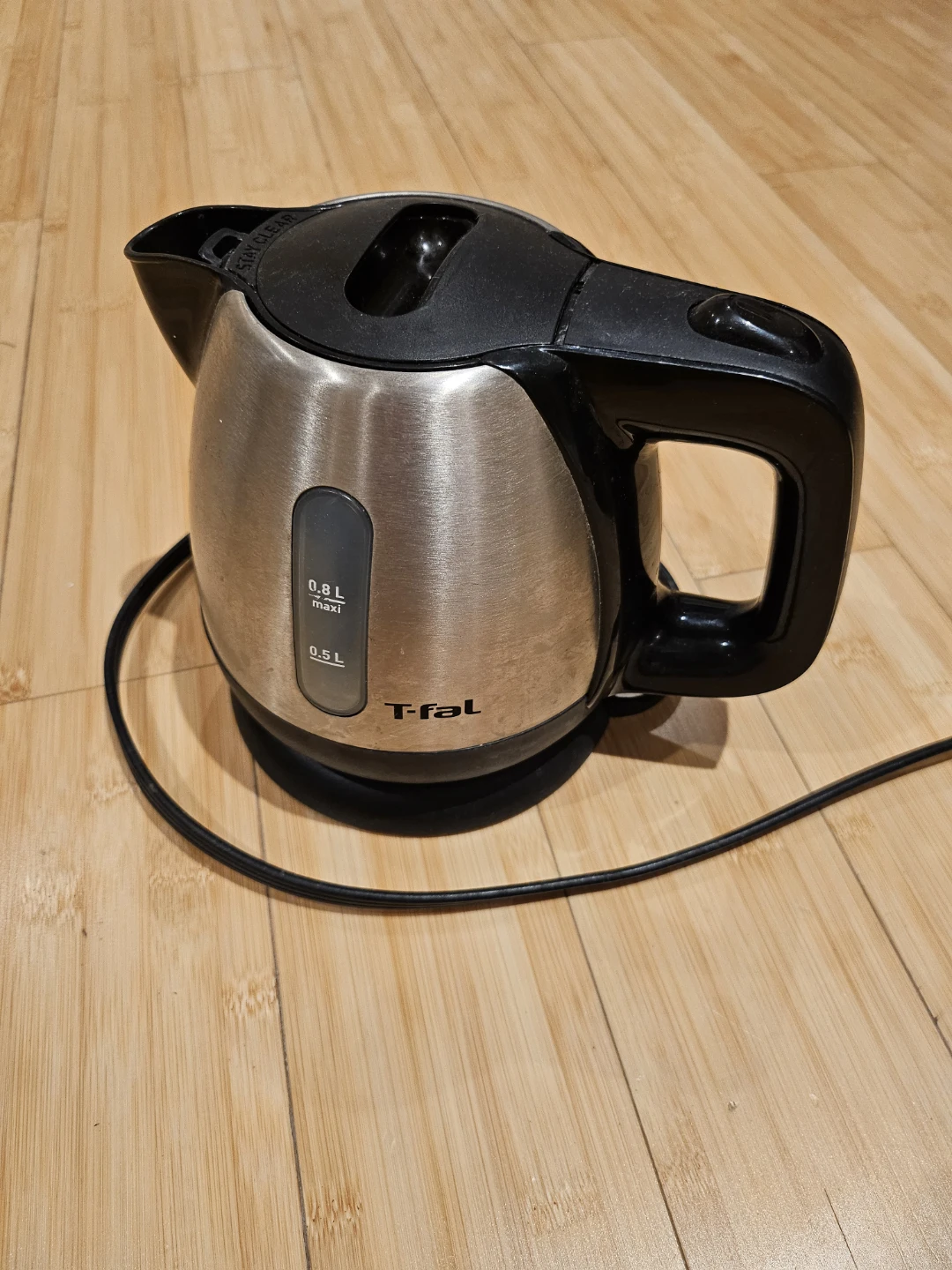 T-fal Stainless Steel Electric Kettle 0.8L