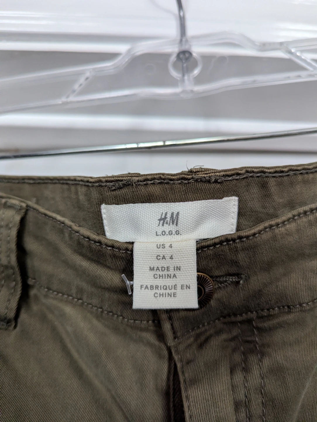 H&M Cargo Pants Olive Green US 4 - photo 2