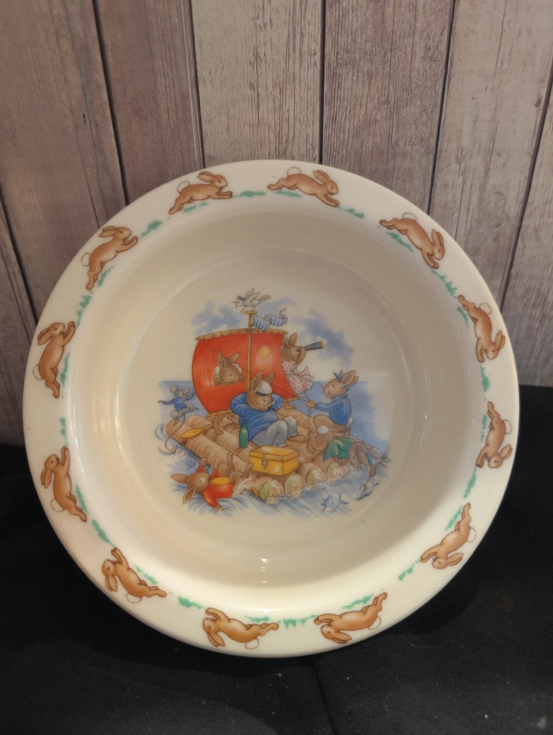 Royal Doulton Bunnykins Bowl "Raft"