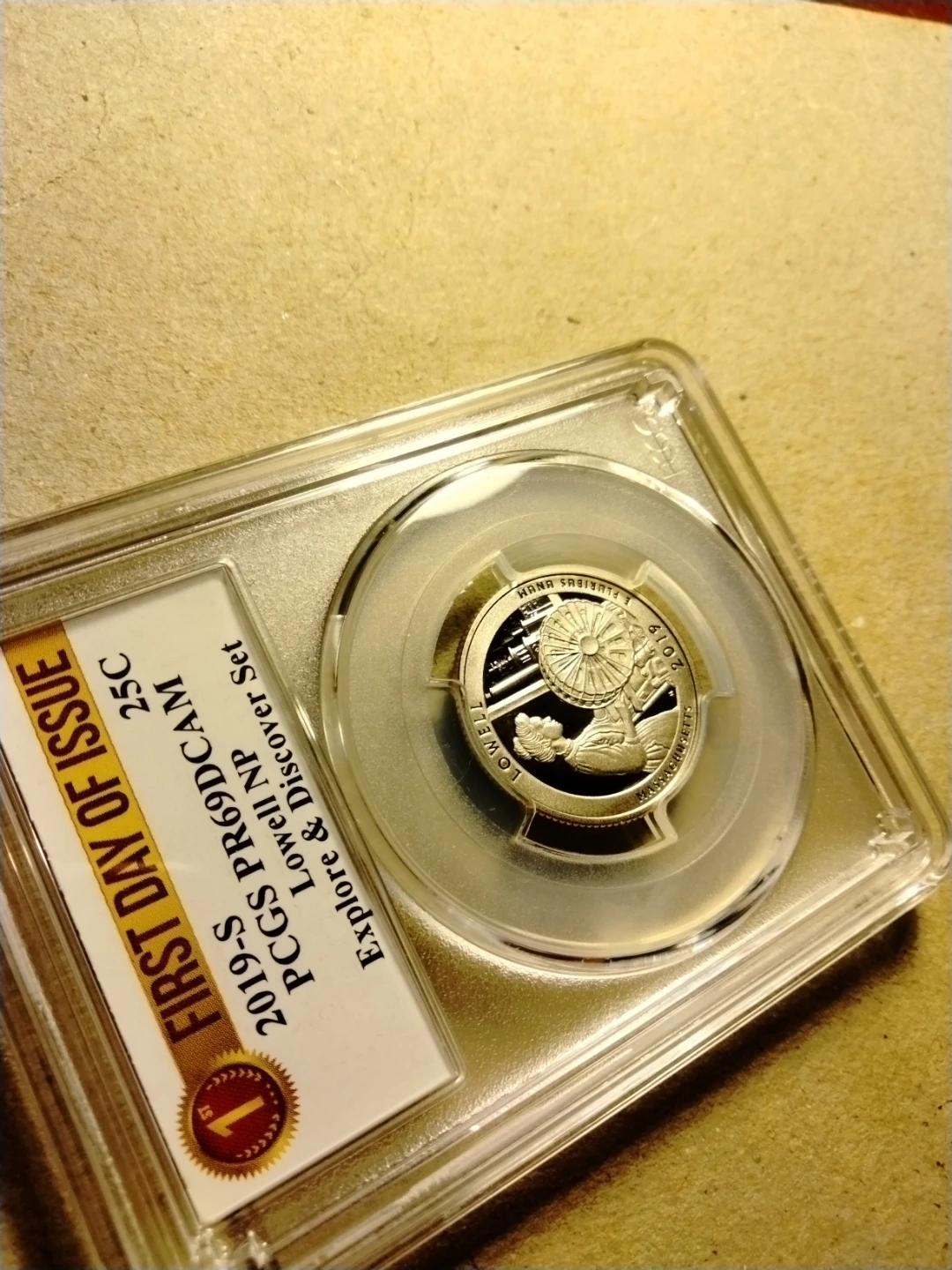 2019-S Massachusetts State Quarter - First Day of Issue