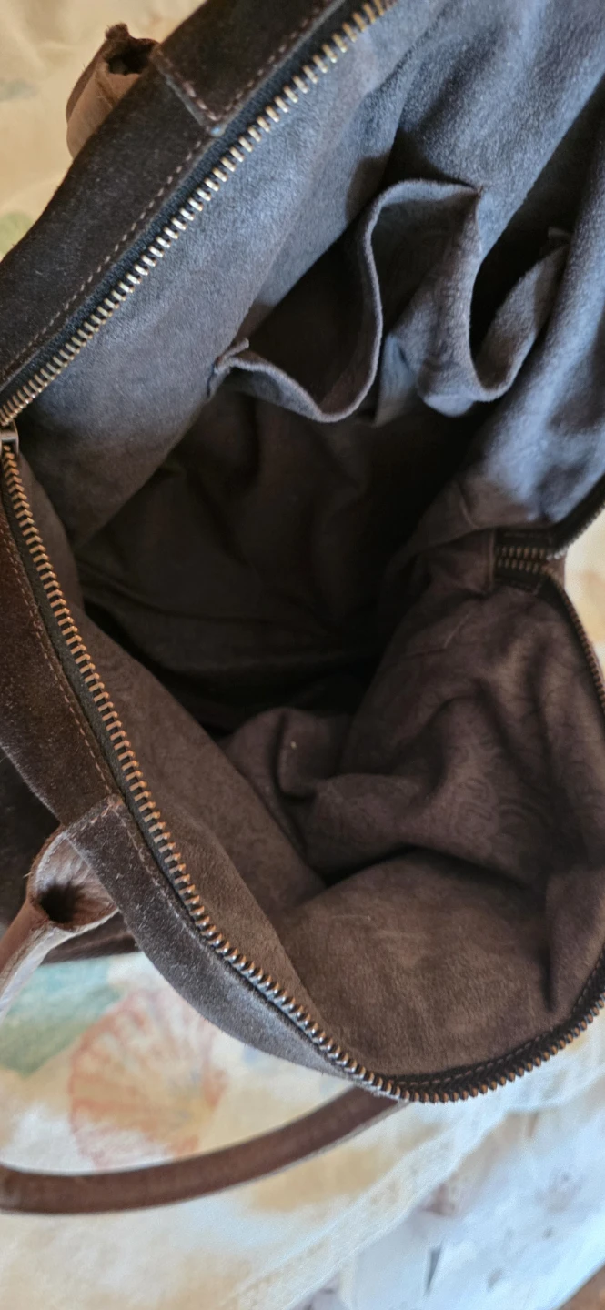 FLY LONDON Suede and Leather Satchel Bag - photo 3