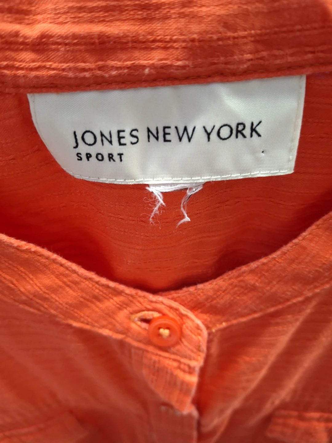 Jones New York Sport Orange Button-Up Shirt - photo 2