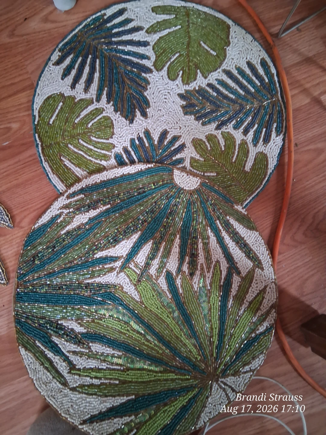 Beaded decorative mats - photo 3