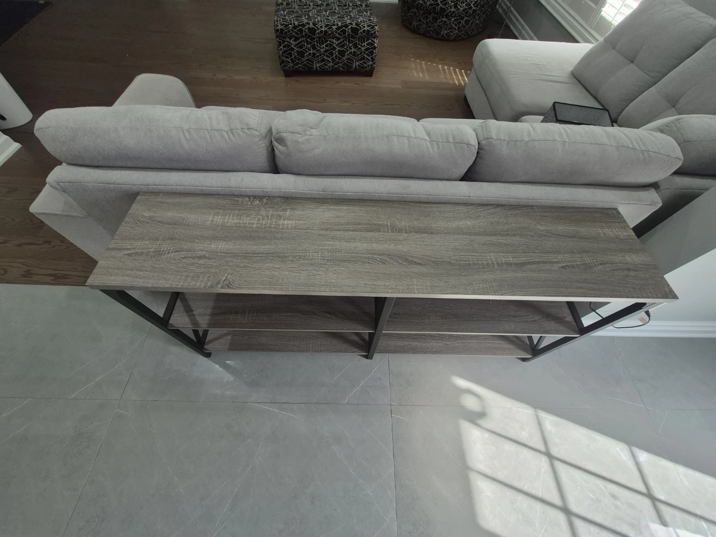 Console Table with Shelves - photo 2
