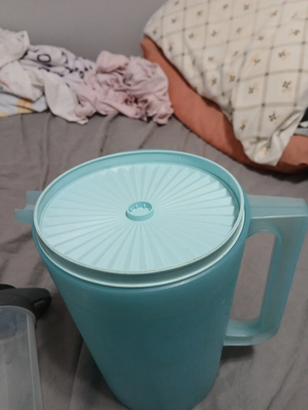 Blue Plastic Pitcher - photo 3