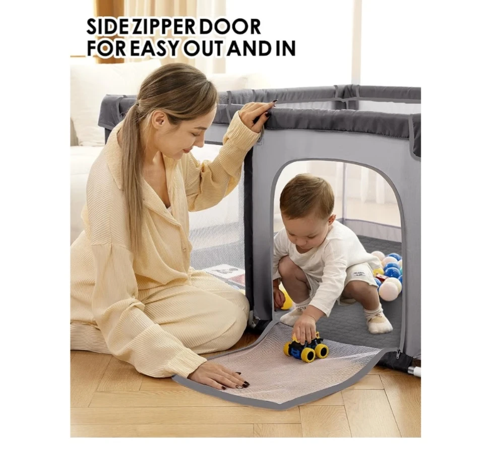 Baby Playpen with Non Removable Mat - photo 5