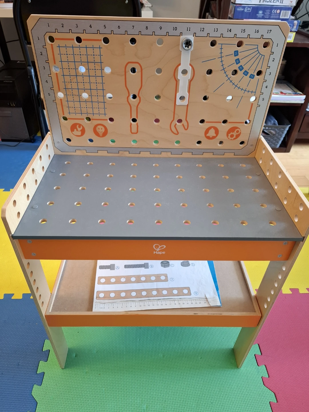Hape Playfully Polished Wooden Workbench