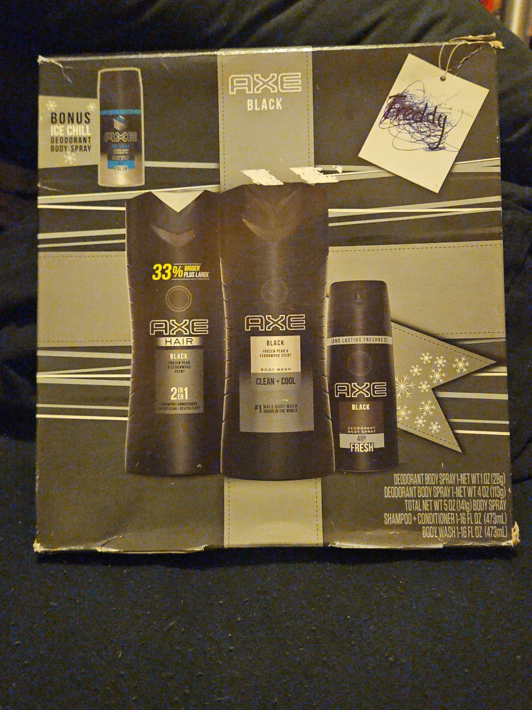 AXE Black Gift Box Set