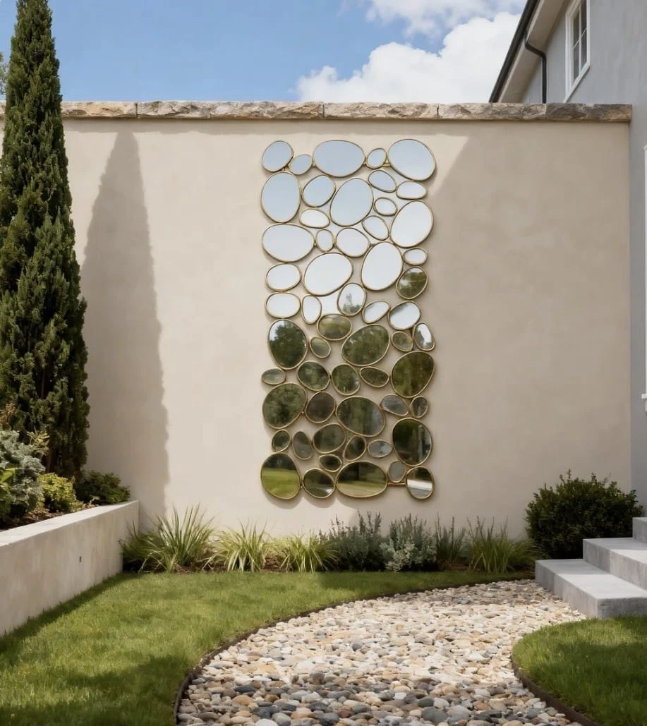 Gold Pebble Multi Mirror Wall Decor - photo 3