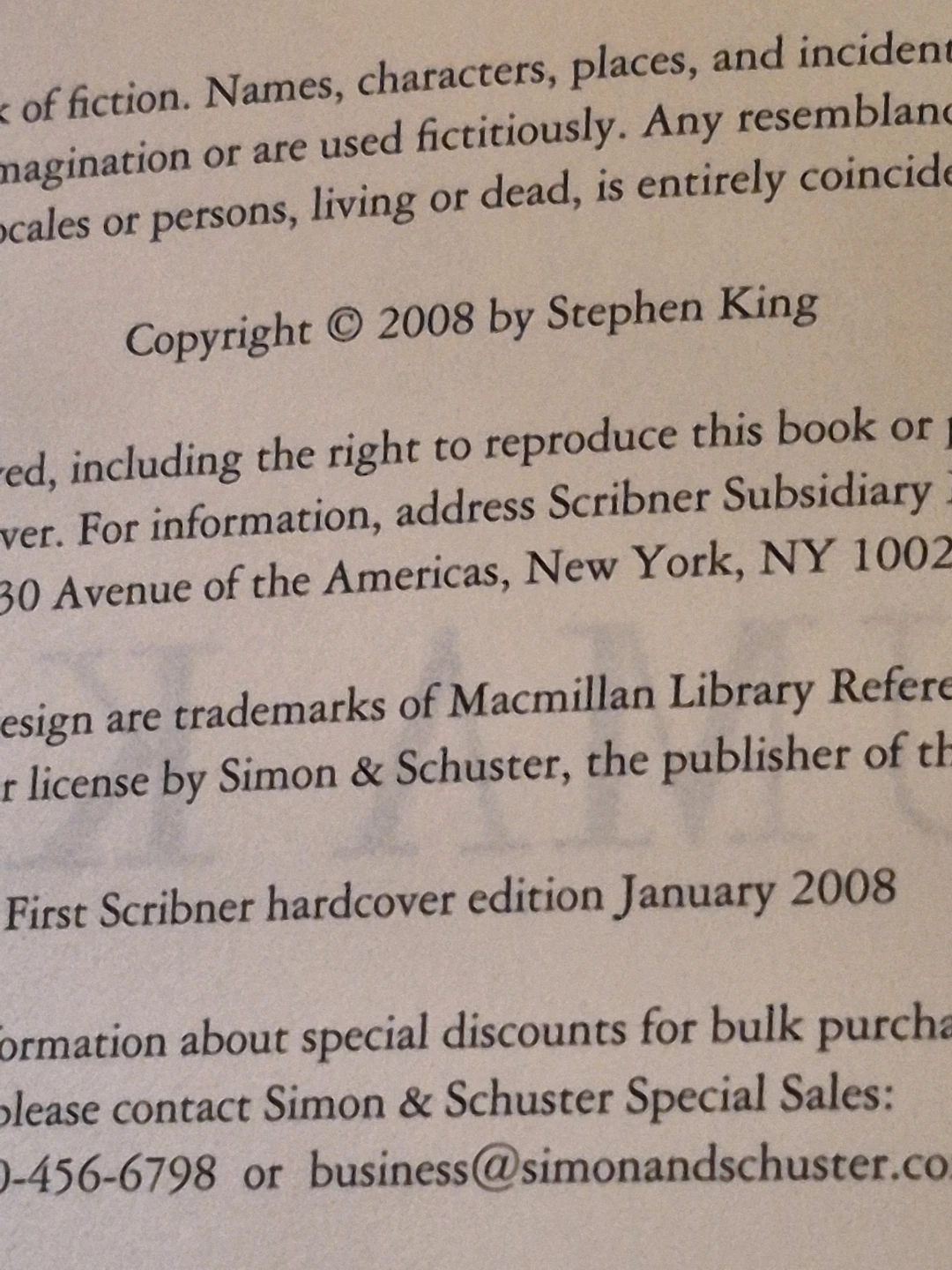 BN)Stephen King Duma Key 1st Edition Hardcover Book - photo 2