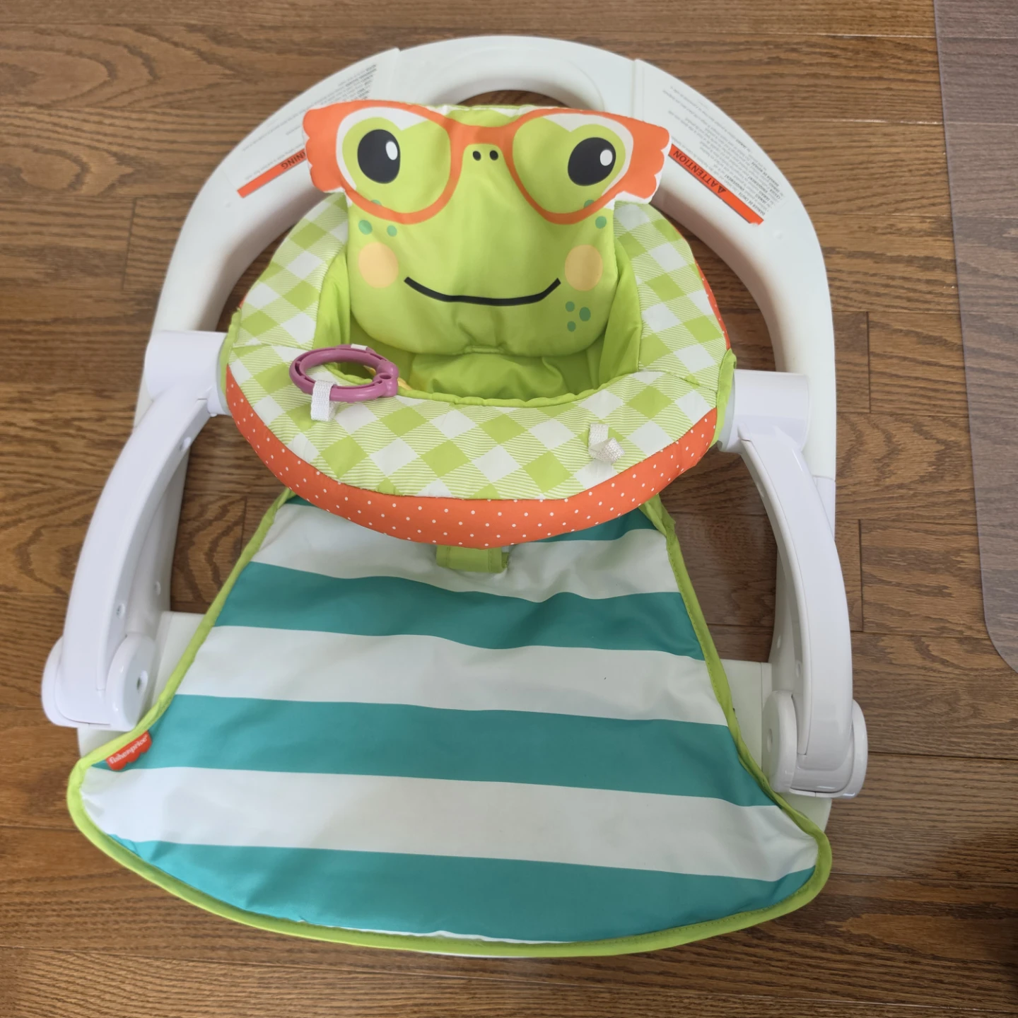 Fisher-Price Frog Baby Seat - EUC - photo 3