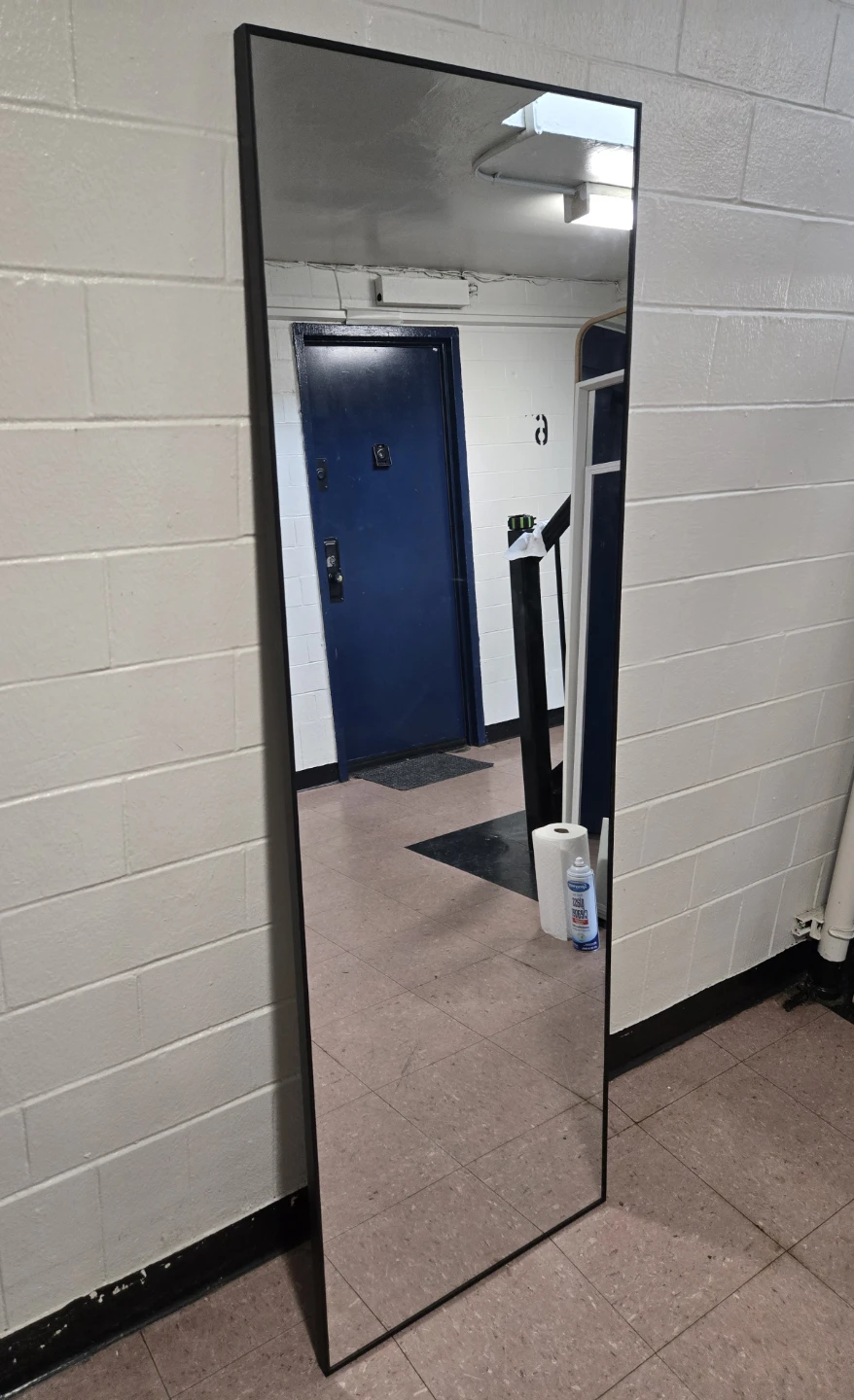 Modern Black Full-Length Mirror (65" x 24") – Downtown Brooklyn