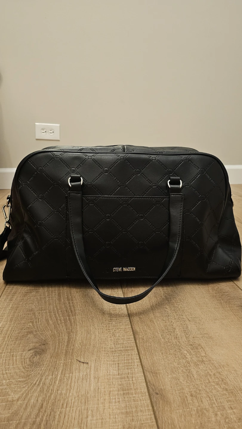 Steve Madden Black Quilted Duffle Bag - photo 3