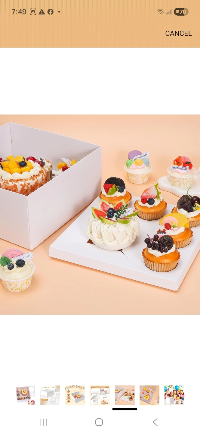 5 Piece Cake Boxes with Boards With Dispaly - photo 5