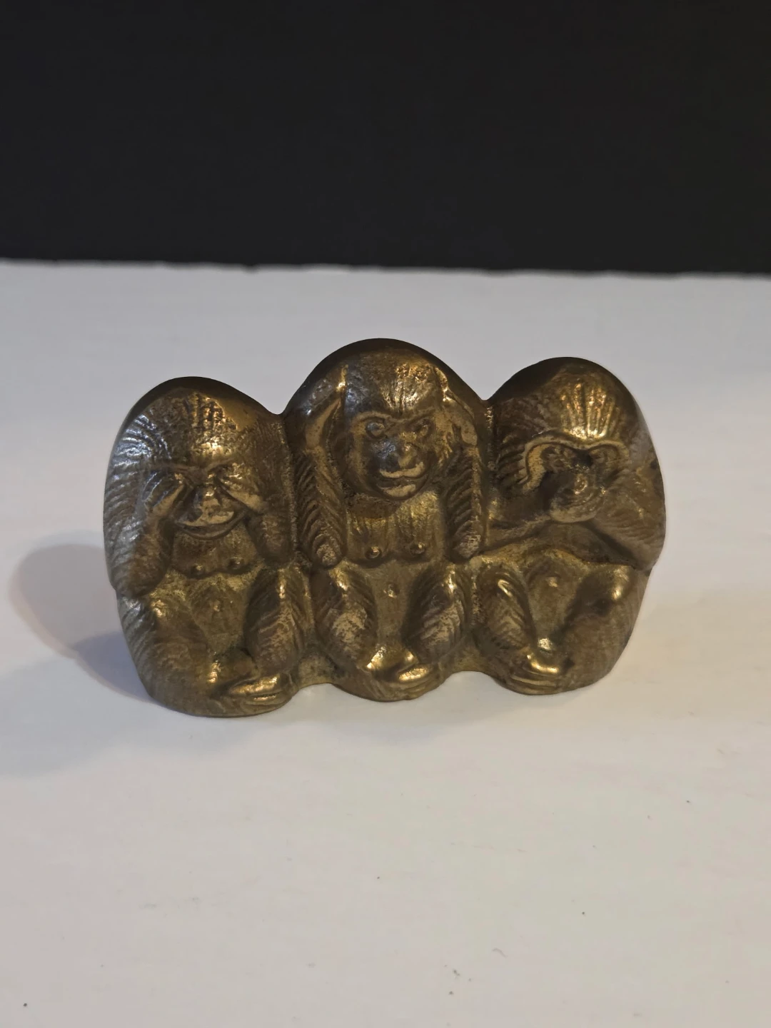 Brass Ganesha, Three Wise Monkeys, Goblet and Bell