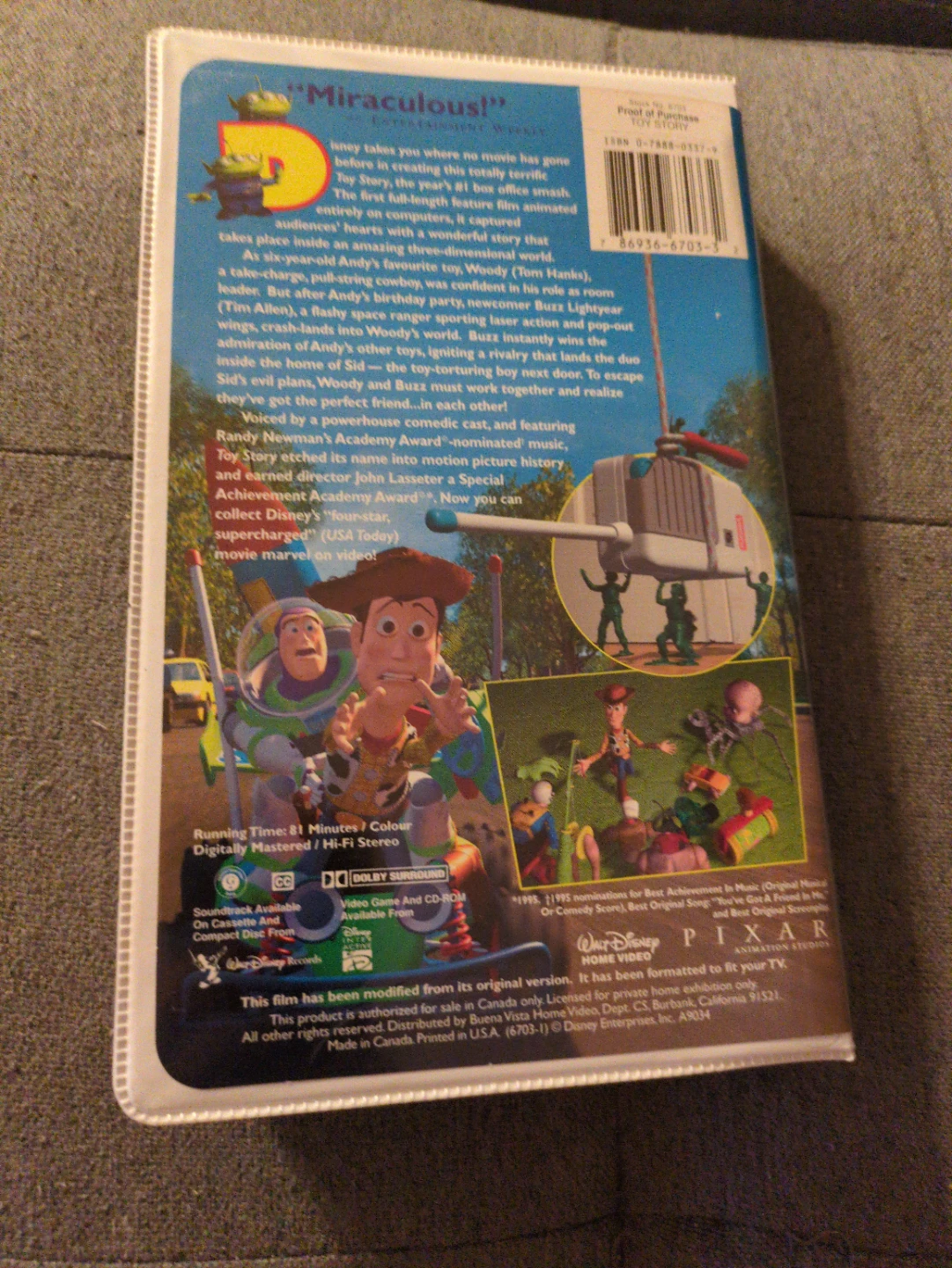 Disney's Toy Story VHS - photo 2