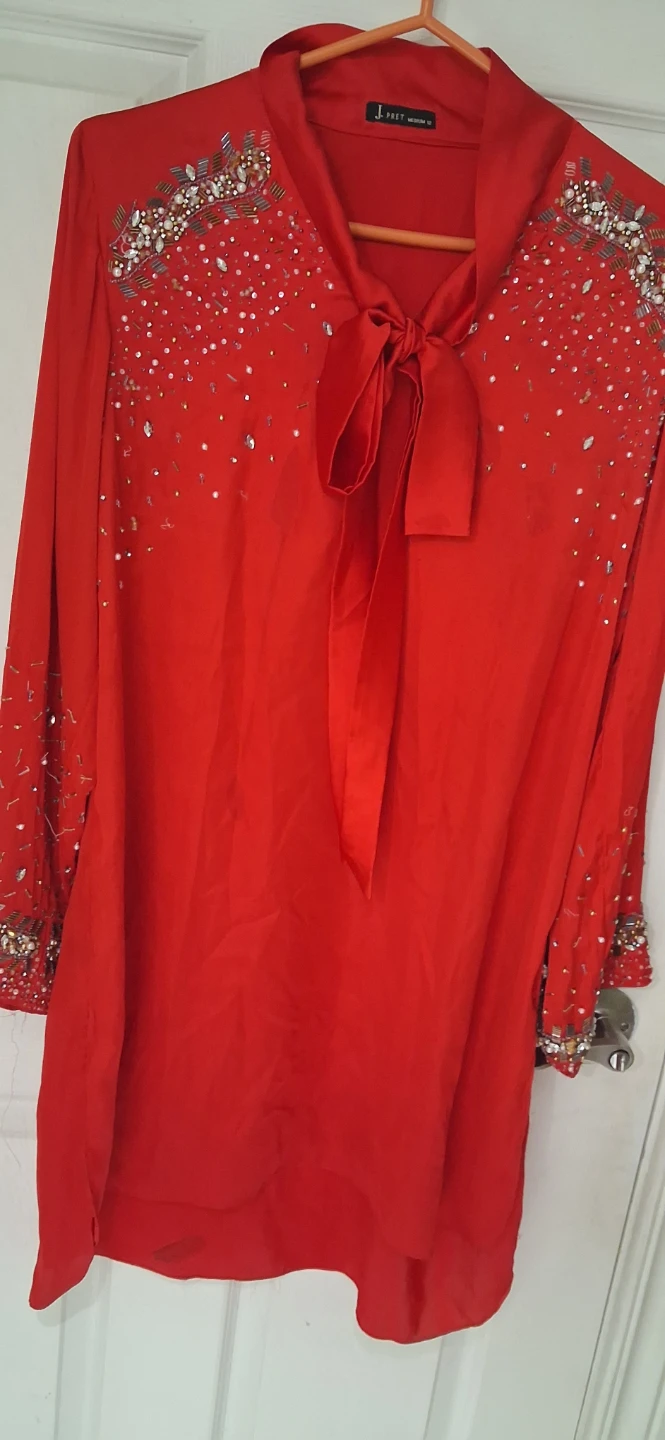 Red top partywear - photo 2