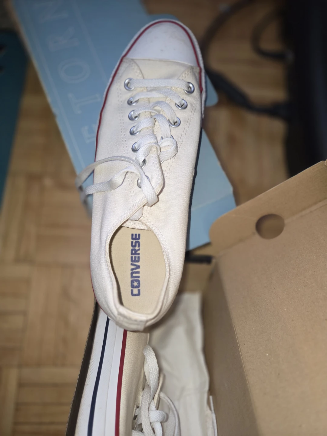Converse All Star Chuck Taylor Ox Optical White Sneakers - photo 3