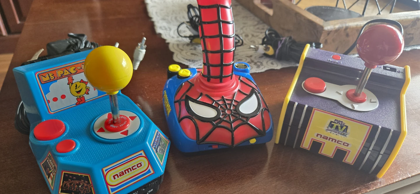 Namco and Spider-Man Plug & Play TV Games
