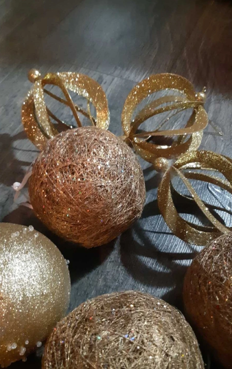 Gold Christmas Ornaments Assorted Styles - photo 2