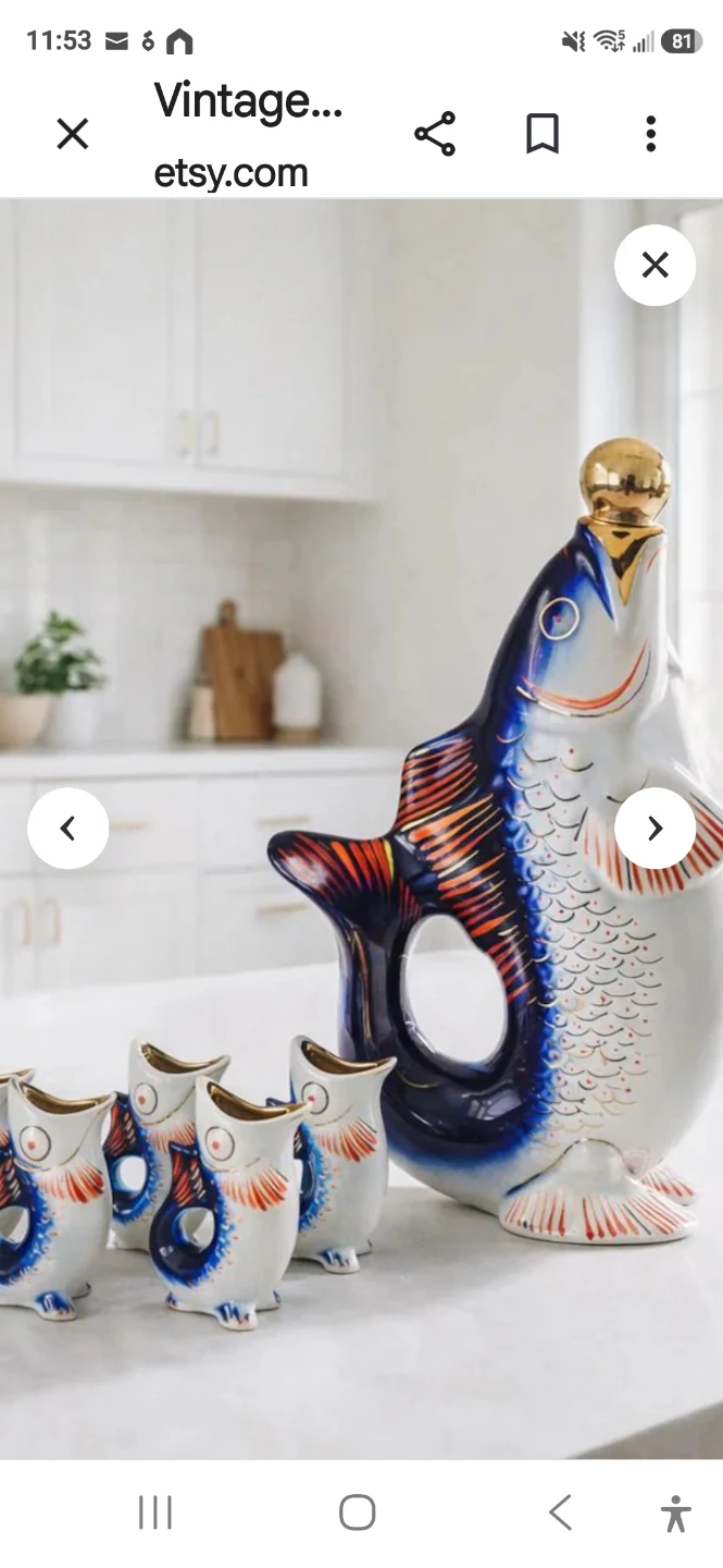 Koi decanter set
