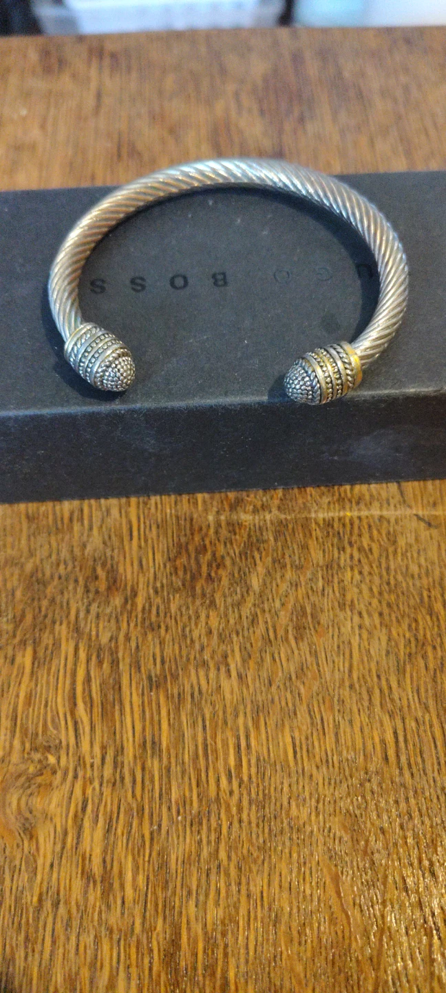 Cable Bangle Bracelet