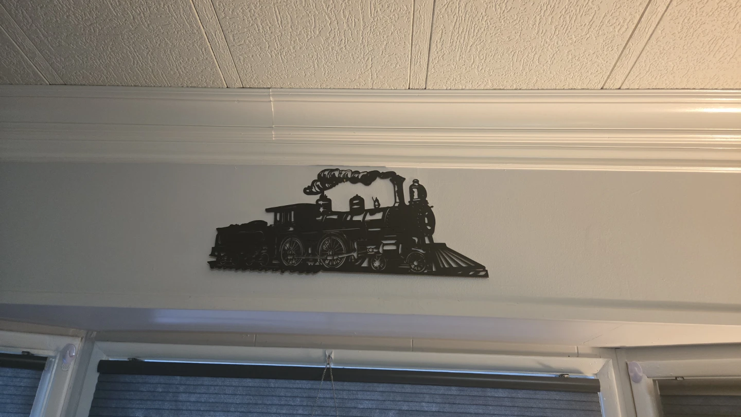 Metal Train Wall Art