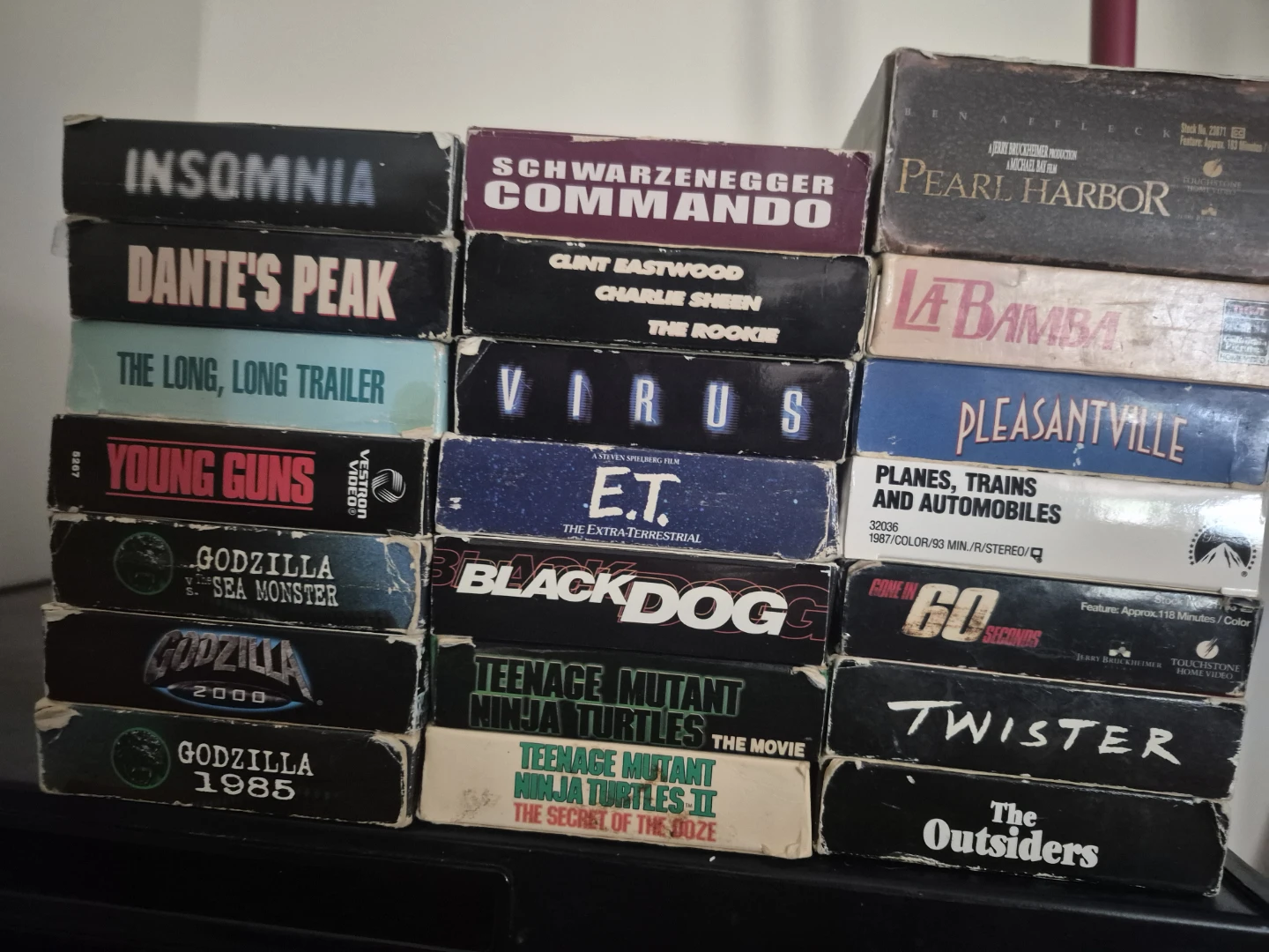 Collection of VHS Movies