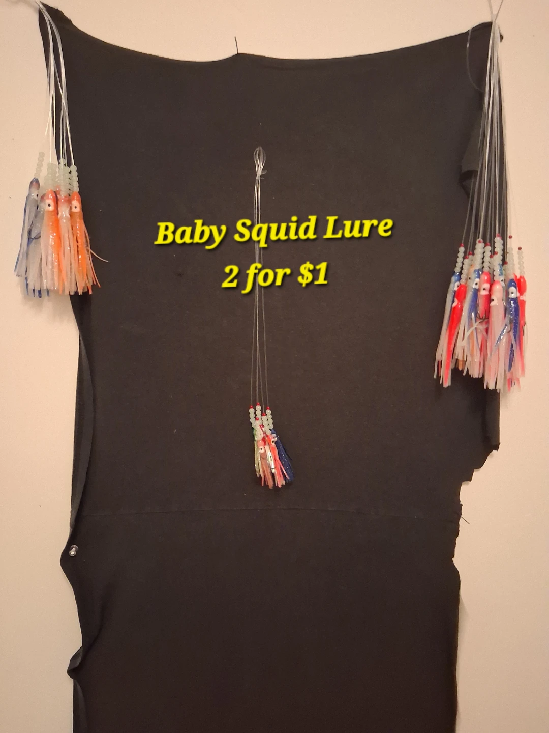 Baby Squid Lures for Fluke/Seabass Fishing - photo 3