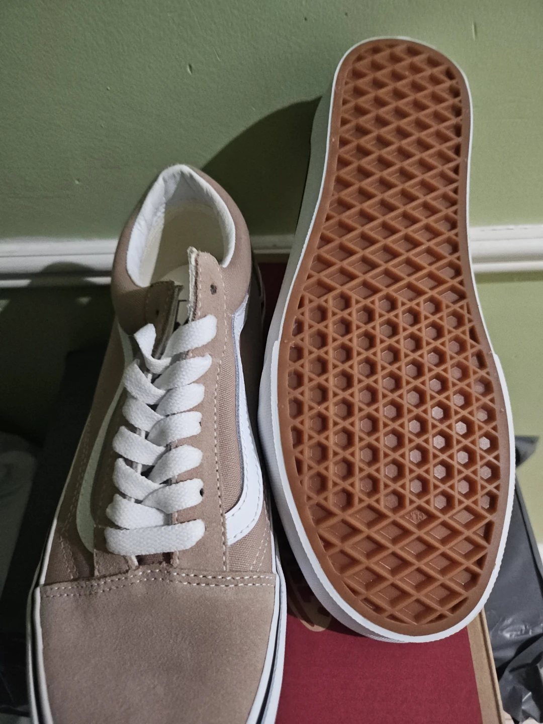 Vans Old Skool Warm Taupe "Color Theory" Shoes - photo 4