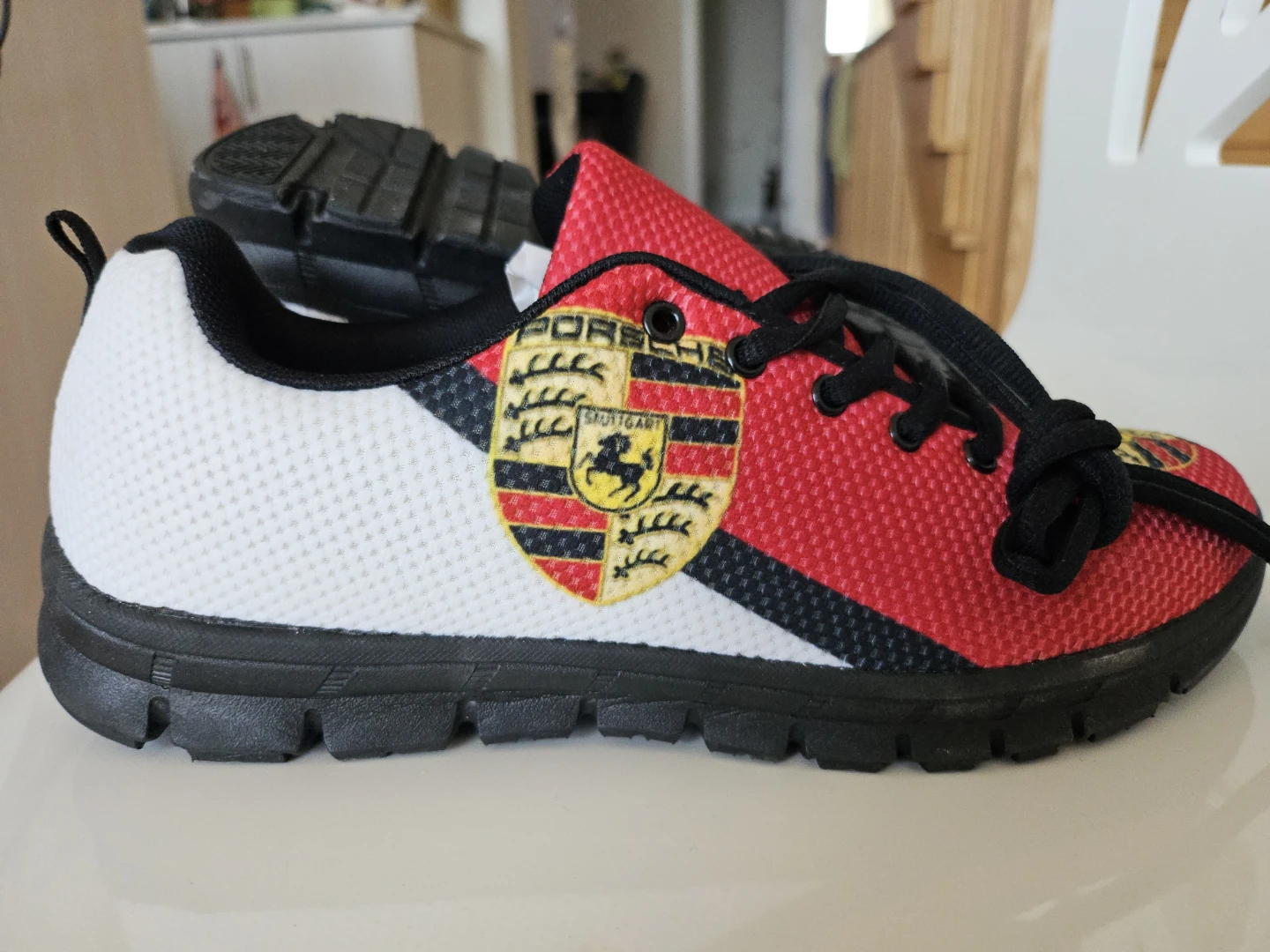 Porsche Inspired Sneakers - Red/White/Black