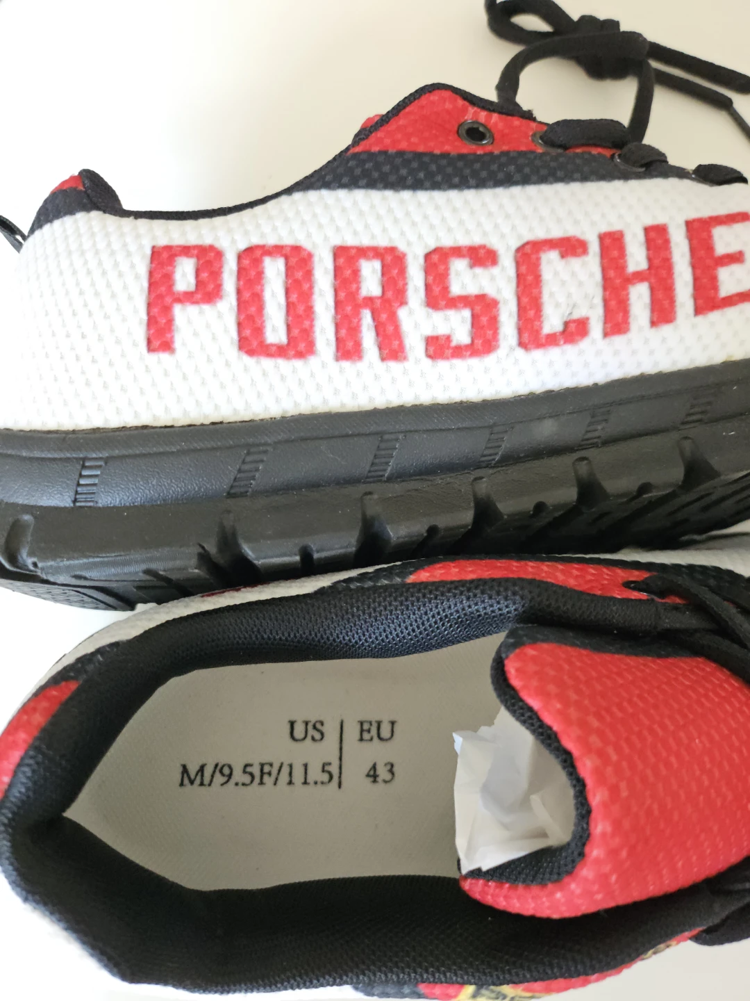 Porsche Inspired Sneakers - Red/White/Black - photo 2