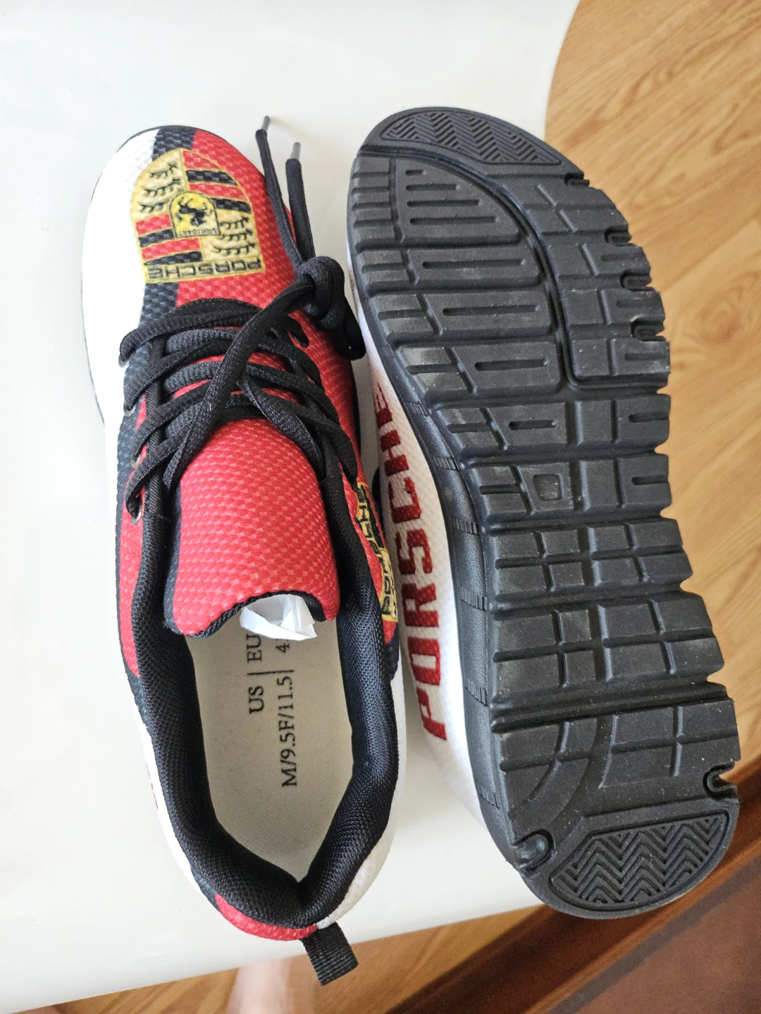 Porsche Inspired Sneakers - Red/White/Black - photo 4