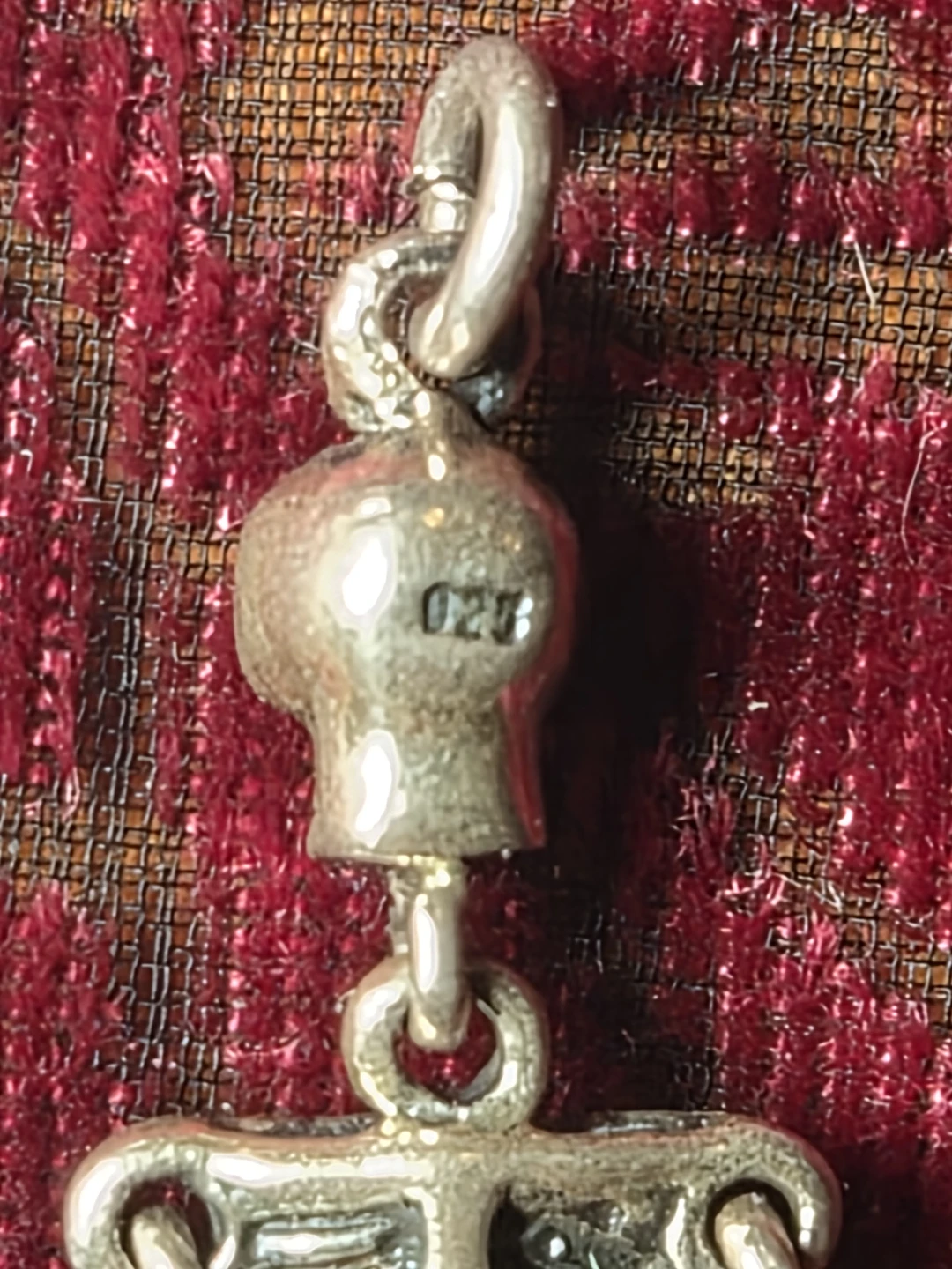 925 Silver Skeleton Charm Pendant - photo 3