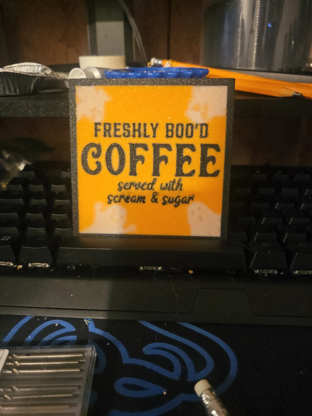 Halloween Coffee Sign