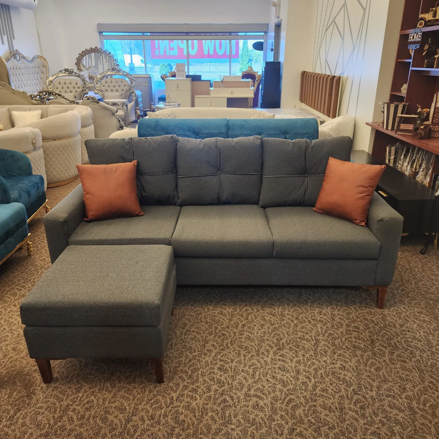 Sofa with Ottoman