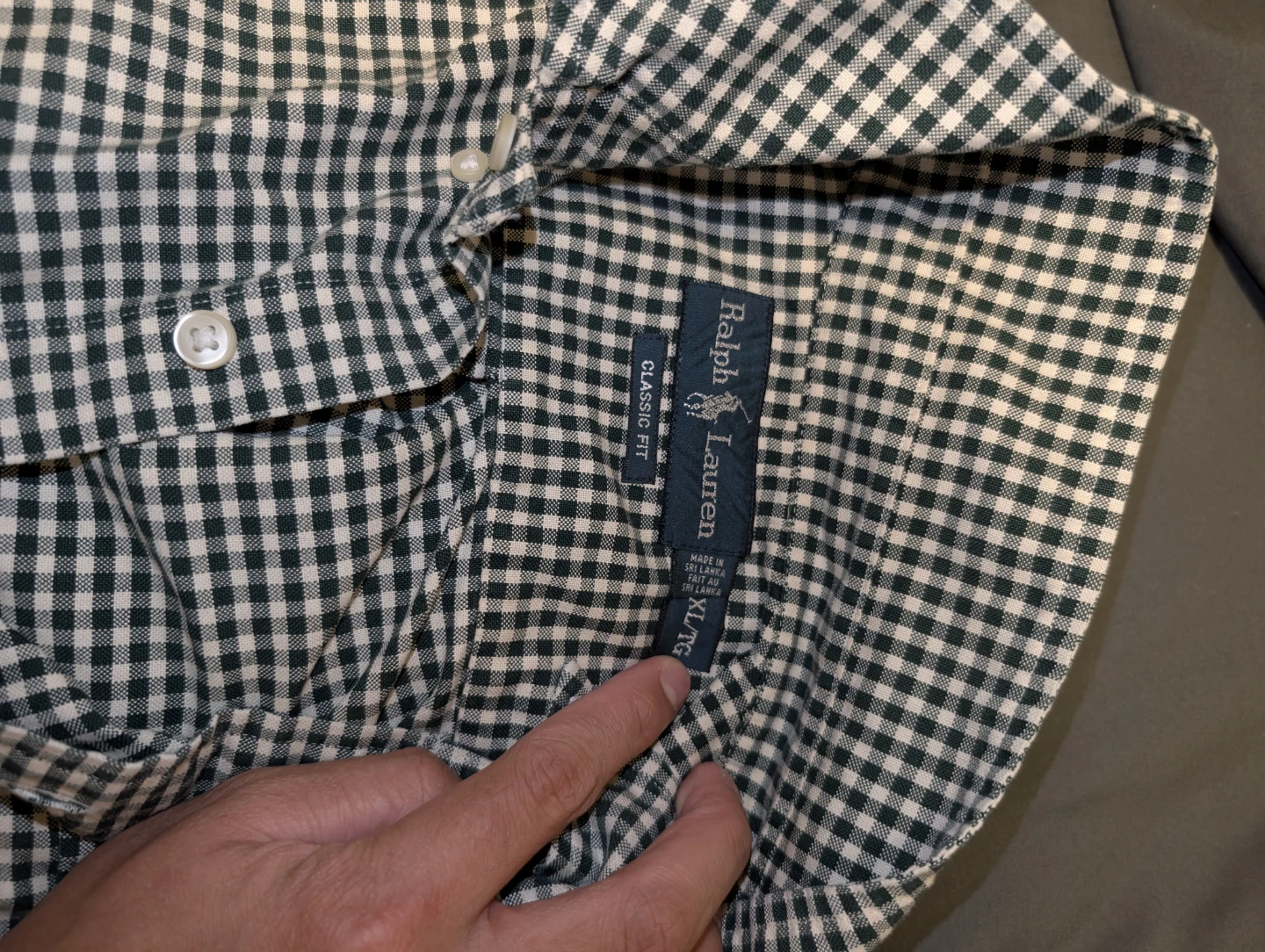 Ralph Lauren Classic Fit Gingham Button-Up Shirt - photo 2