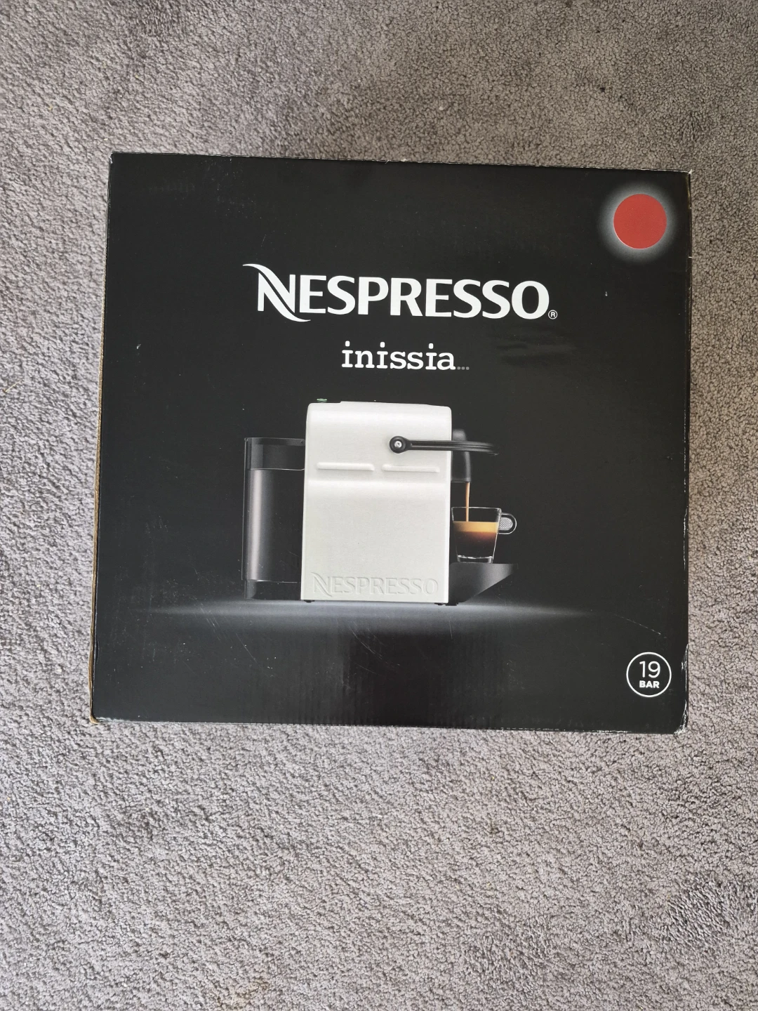 Red Nespresso Coffee Machine - photo 2